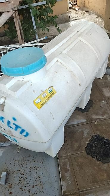 dəmir su cən: Şimşək LTD su çəni – 750 litr - Həcm: 750 L - Material: Qalın divarlı — 3