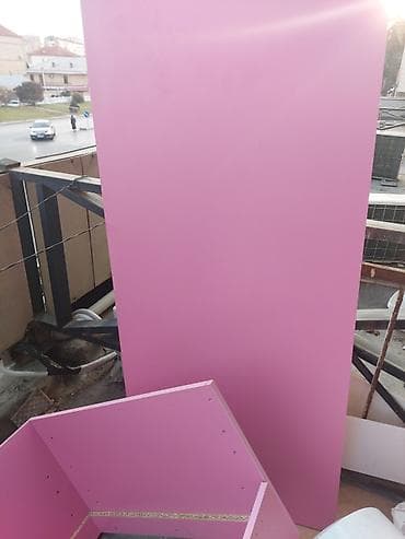 lamini mebel: Oğlan və qız üçün, Çarpayı, Matras ilə, Siyirməsiz, Laminat — 9