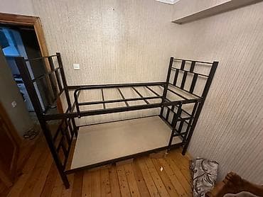 islenmis mebiler: Oğlan və qız üçün, İşlənmiş, Çarpayı, Matrassız, Siyirməsiz, Dəmir — 2
