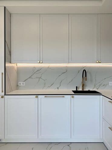 embavud metbex mebelleri: Sifarişlə mətbəx dəsti, Özü çəkən petlələr, MDF, Kredit yoxdur, Pulsuz çatdırılma — 3