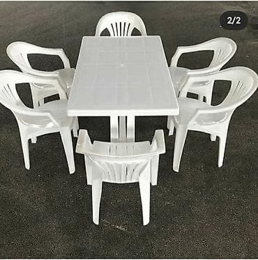 stol stul dəst: Çox keyfiyyətli və davamlı masa oturacaq dəsti👍 — 7