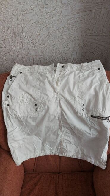 şortik ətək: Мини Юбка, Bershka, Хлопок, 2XS (EU 32) — 1