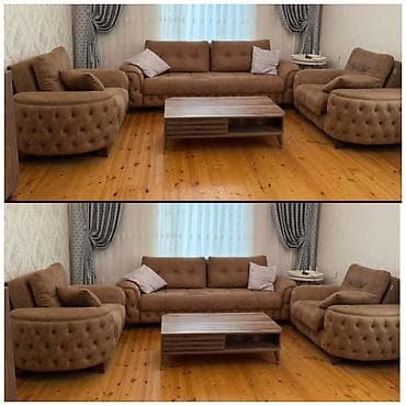 klassik divanlar: Divan kreslo 550₼ acilir her biri ve bazalidirlar, cox az istifade — 1
