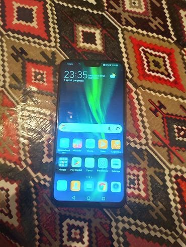 Honor 8X, rəng - Qırmızı, Barmaq izi