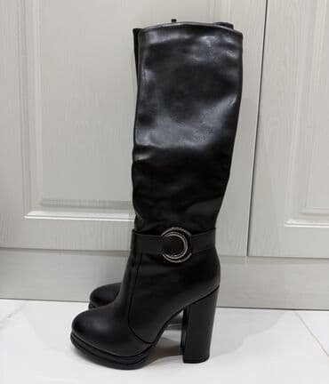 Çəkmə, Ölçü: 36, rəng - Qara, Yeni