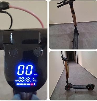 Elektrik skuter - Cəmi 13 km sürülüb, paneldə gediş məsafəsi