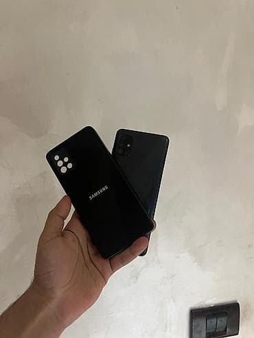 telefonların satisi: Samsung Galaxy A51, 64 GB, rəng - Qara, Barmaq izi — 9