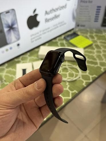 apple watch 44: Smart saat, Apple, Sensor ekran, rəng - Qara — 2