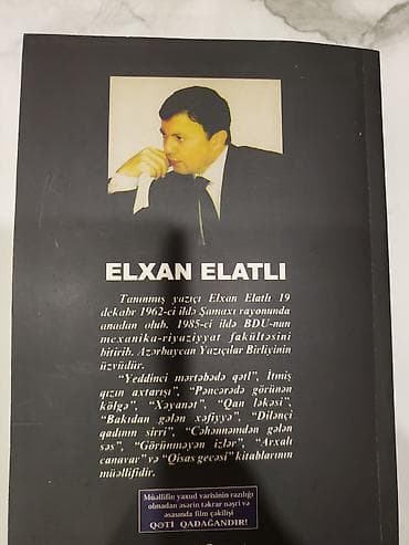 Художественная литература: Elxan Elatlı – “Xəyanət” (detektiv roman) - Janr: Detektiv - Müəllif — 2