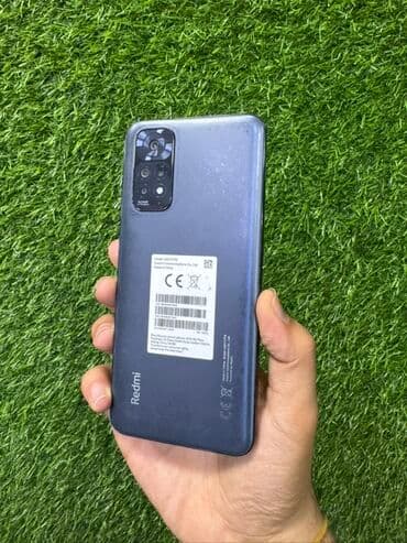 Redmi Note 11, 128 GB, rəng - Boz, Sensor, Barmaq izi, İki sim kartlı