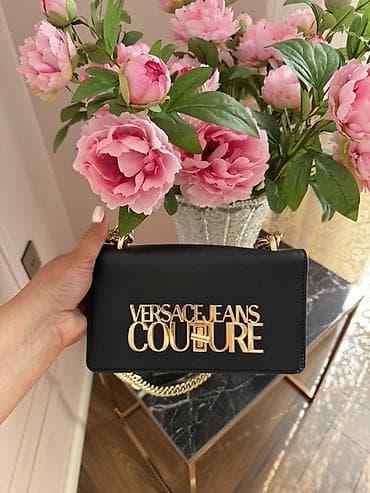 rayban meta: Versace Jeans Couture çiyin/çapraz çanta - Rəng: qara - Material — 2