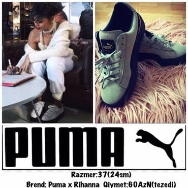 puma cell qadın krossovkaları: Ölçü: 37, rəng - Boz, Yeni — 1