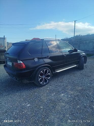 Avtomobil satışı: BMW X5 (E53) – mat qara rəngli, şəhər və off-road üçün rahat SUV — 10