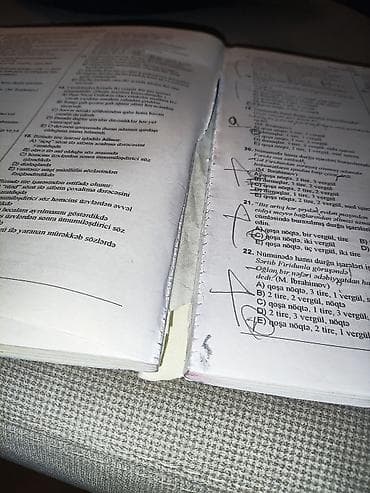 kitab: Azerbaycan dili Testleri 2-ci hisse 2023-il 5-6vereq qelem ile — 2