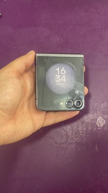 mini prosessor: Samsung Galaxy Z Flip 5, 256 GB, rəng - Gümüşü, Barmaq izi — 2
