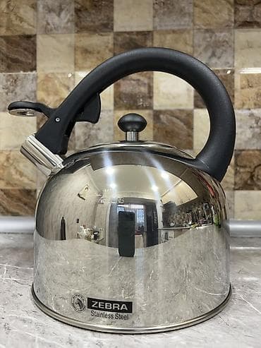 samovar 10 litr: Yeni, rəng - Gümüşü, Çaydan, Paslanmayan polad, 3-dən çox l — 1