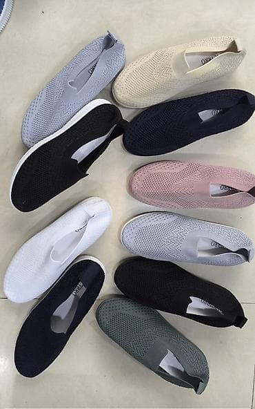 xonca bezekleri: Təsviri: - Nəfəsalan trikotaj üstlü slip-on ayaqqabılar kolleksiyası — 7