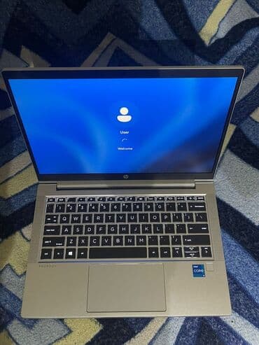 HP ProBook noutbuk - Model: HP ProBook (alüminium gövdə, gümüş rəng)