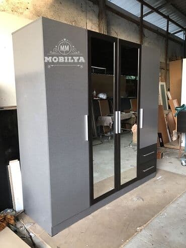 işlənmiş şfoner: Yeni, Açılan, 4 qapılı Düz dolab, Qarderob, paltar dolabı, Azərbaycan — 2