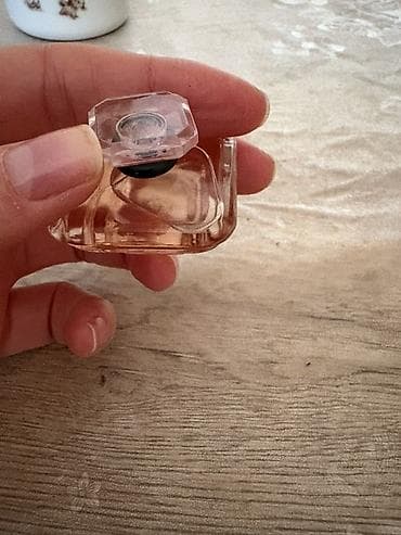 30 ml krem: Lancome tresor 7.5ml- Mini ətir şüşəsi – kvadrat formalı, şəffaf açıq — 3