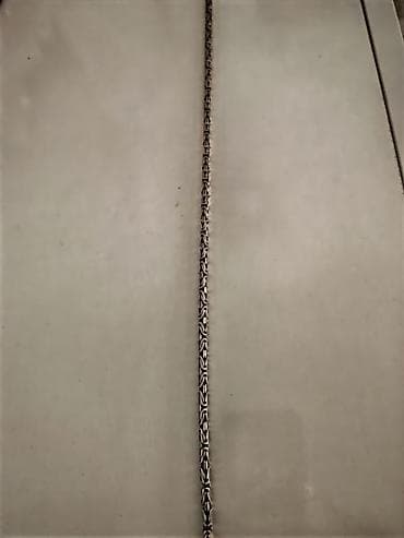 Gümüş boyunbağı - Material: gümüş rəngli metal (şəkillərdəki nümunə) — 7