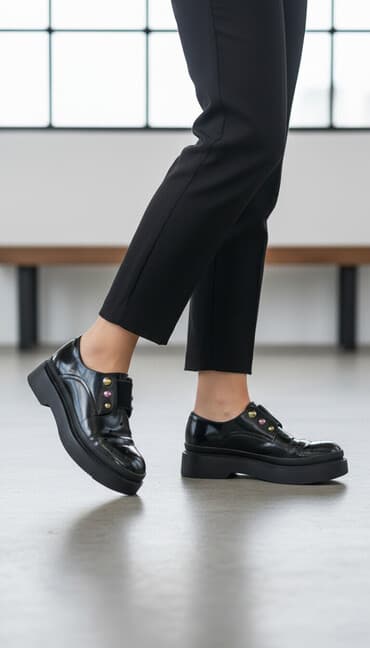 loro piana ayaqqabi qiymeti: Carlo Pazolini, Ölçü: 37, rəng - Qara, İşlənmiş — 1