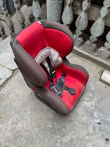 Oyuncaqlar: Uşaq avtomobil oturacağı. 5 yasa qeder - Rəng: qırmızı-qəhvəyi, boz — 3