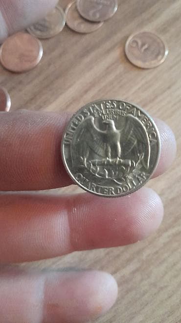 velosiped sekilleri: ABŞ 25 sent – Washington Quarter (1970) - Növ: ABŞ “Washington — 2