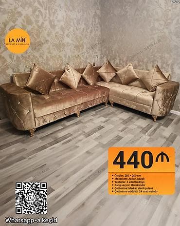 divalar: Künc divan, Açılan, Bazalı, Parça, Şəhərdaxili pulsuz çatdırılma — 1