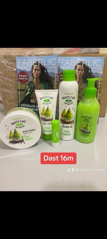 capiq ucun krem: Armud🍐Və Karamelin🍬Vəhdəti Beauty Cafe☕️Seriyasında🧁Möhtəşəm Dəst 200 — 1