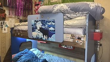 Oğlan və qız üçün, İşlənmiş, Çarpayı, Matras ilə, Siyirməli