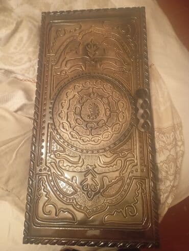 nerd sekilleri: Taxta nərd taxtası – əl işləməli, naxışlı - Material: bərk taxta — 2