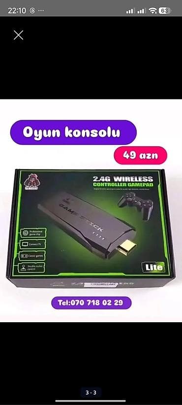 oyun hesap satış: Oyun konsolların satişi bizde.Burda cox olmuram məlumat üçün — 2