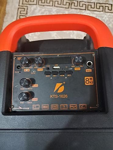 wi fi modem: KTS-1626 portativ akustik sistem - İki ədəd 8 düymlük (8"x2) — 2