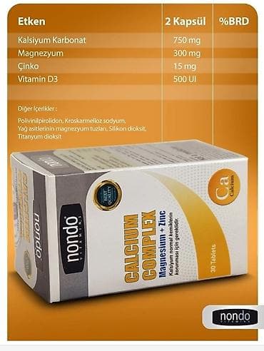 c vitamini dermani: Calsium complex 18 azn məhdud saydadı — 2