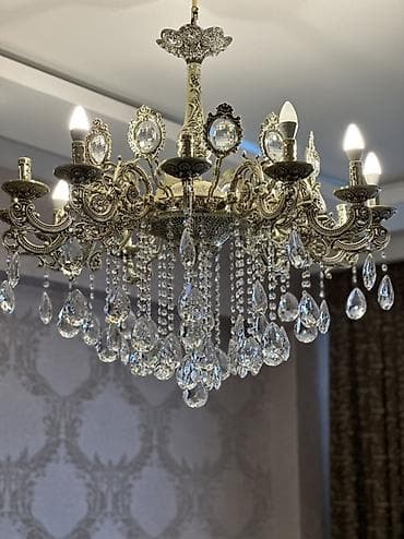 lisd: Çılçıraq, 10 və daha çox lampa, Metal — 6