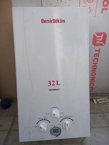 DemirDöküm qazla işləyən su qızdırıcısı – 32 L - Tutumu: 32 litr - — 1