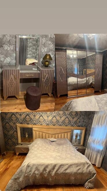 мебель для прихожей: Yataq otağı mebel dəsti - Dəst tərkibi: - Geniş şkaf – iri güzgülü — 1