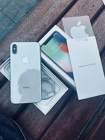 iphon 6 plus: IPhone X, Gümüşü, Face ID — 1