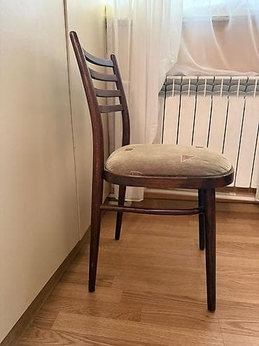 metbex mebli: Mətbəx üçün, Qatlanmayan, rəng - Bej Stul — 2