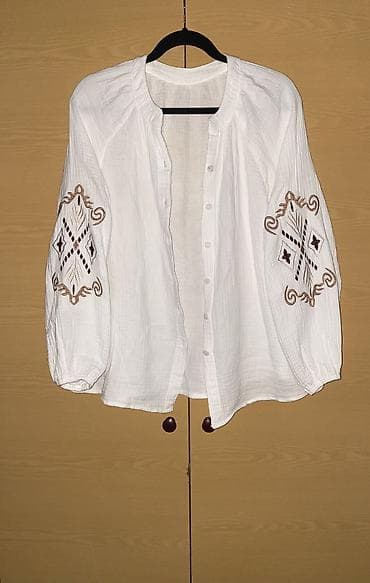 desd geyimler: Qadın üçün köynək və şalvar. Hem dəst həm də ayri satila biler Ağ — 3