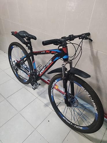 velosiped mingecevir: Sport-Time AX100 dağ velosipedi - Çərçivə: yüngül alaşımlı, idman — 2