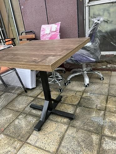 taxta stullar: Açılmayan, Taxta, Kvadrat masa — 2