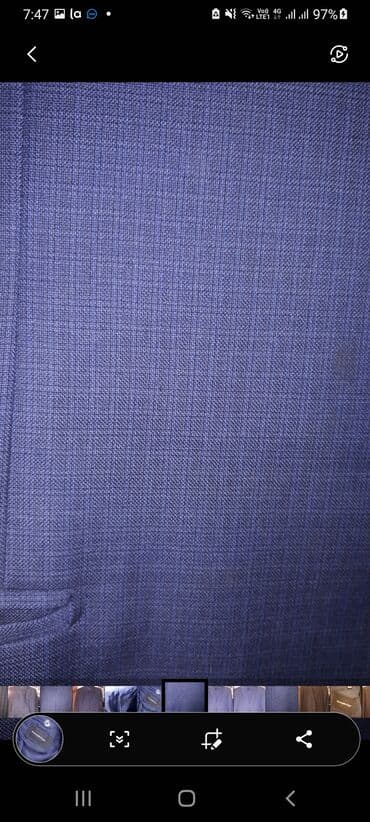 Kostyumlar: Kostyum, Demisezon, Louis Vuitton, 3XL, rəng - Göy — 10