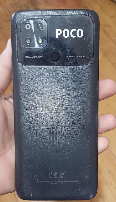 redmi 5 c: Poco C40, 32 GB, rəng - Qara, Barmaq izi — 2