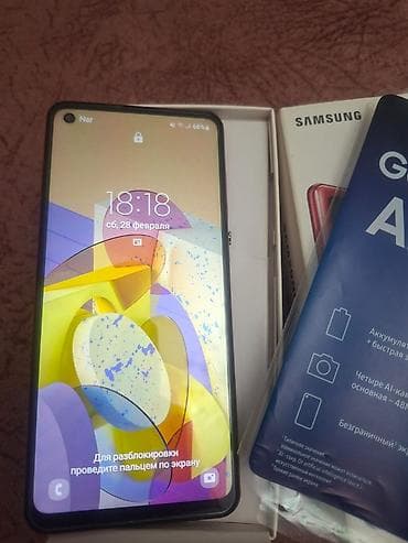 redmi 9 t ekran: Samsung Galaxy A21S, 32 GB, rəng - Qırmızı, Barmaq izi — 5