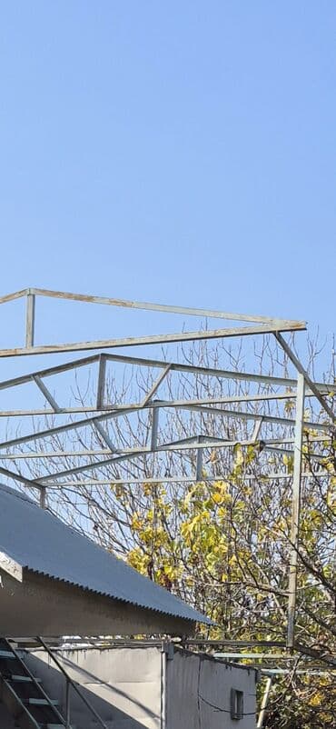 Metal karkaslı kölgəlik/üst örtük konstruksiyası - Material