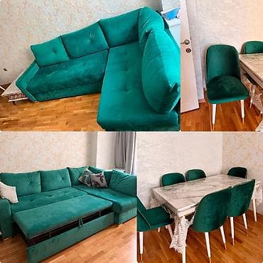 Divan və masa dəstləri: Uqlavoy divan. Masa desti ile bir yerde 550azn. divan bazalidi — 1