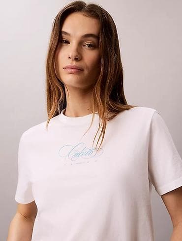 cins: Qadın T-shirt Calvin Klein - Brend: Calvin Klein Jeans - Rəng: ağ - — 3