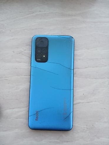 notebook ehtiyat hisseleri: Redmi Note 11, 128 GB, rəng - Mavi, Barmaq izi — 2